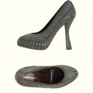 Green Michetti Danielle Fondo Made in Italy, Italian Size (41), US Size (10)